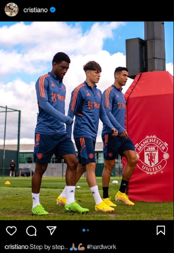 عکس رونالدو علیه حواشی جدایی‌ اش؟ کریستیانو برای فصل جدید آماده می‌شود