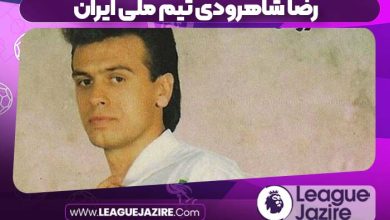 رضا شاهرودی تیم ملی ایران