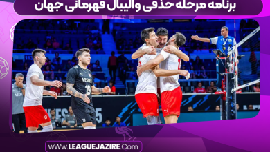 برنامه مرحله حذفی والیبال قهرمانی جهان