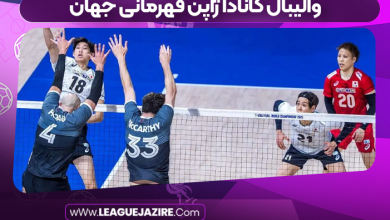 والیبال کانادا ژاپن قهرمانی جهان