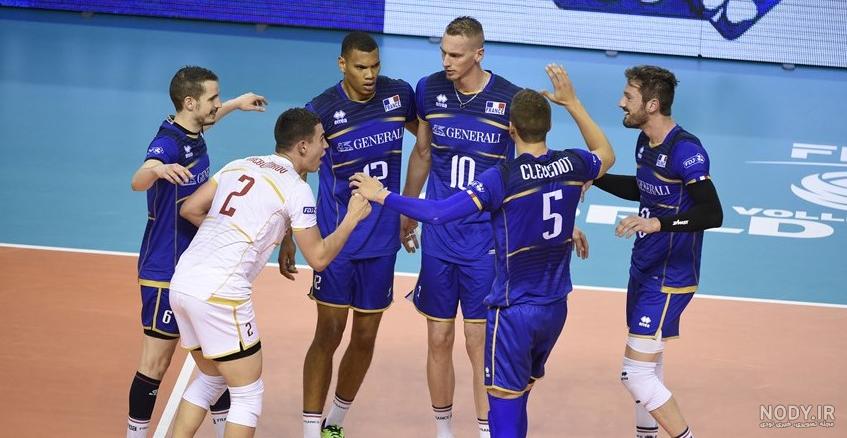 سابقه تیم ملی والیبال فرانسه