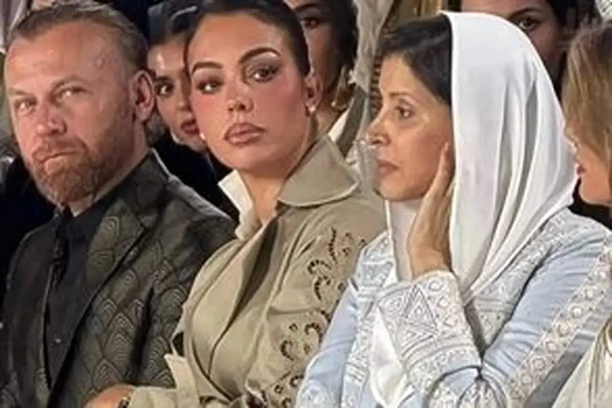 حضور جورجینا در هفته مد عربستان