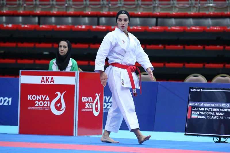 سهمیه جهانی کاراته فاطمه صادقی برنده شد سهمیه جهانی کاراته فاطمه صادقی برنده شد