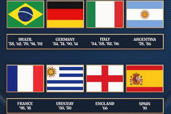 قهرمانان جام جهانی تا الان قهرمانان جام جهانی تا الان