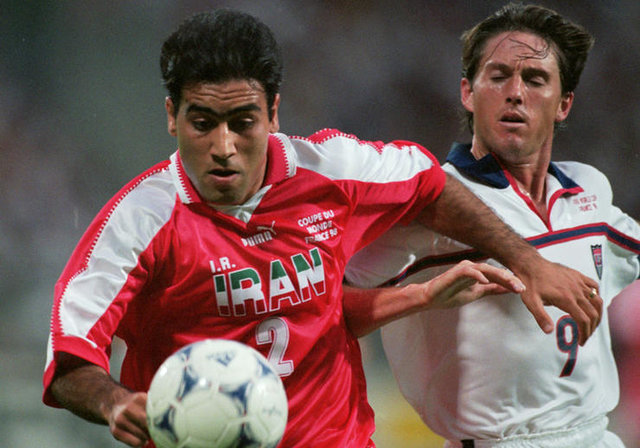 لباس ایران در جام جهانی 1998 لباس ایران در جام جهانی 1998