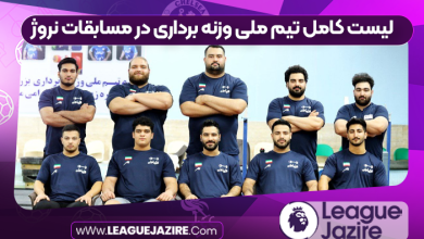 لیست کامل تیم ملی وزنه برداری در مسابقات نروژ