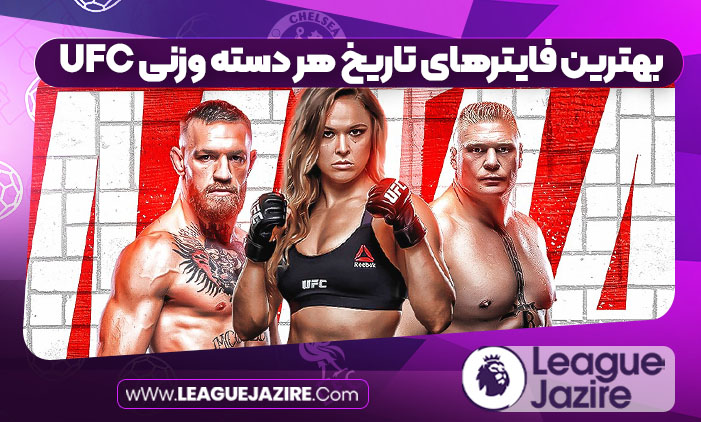 بهترین فایترهای تاریخ هر دسته وزنی UFC