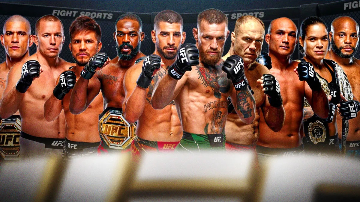 قهرمانان فعلی UFC در هر دسته وزنی
