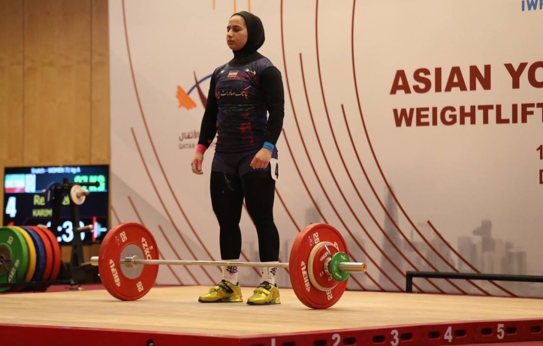 عکس ریحانه کریمی وزنهبردار