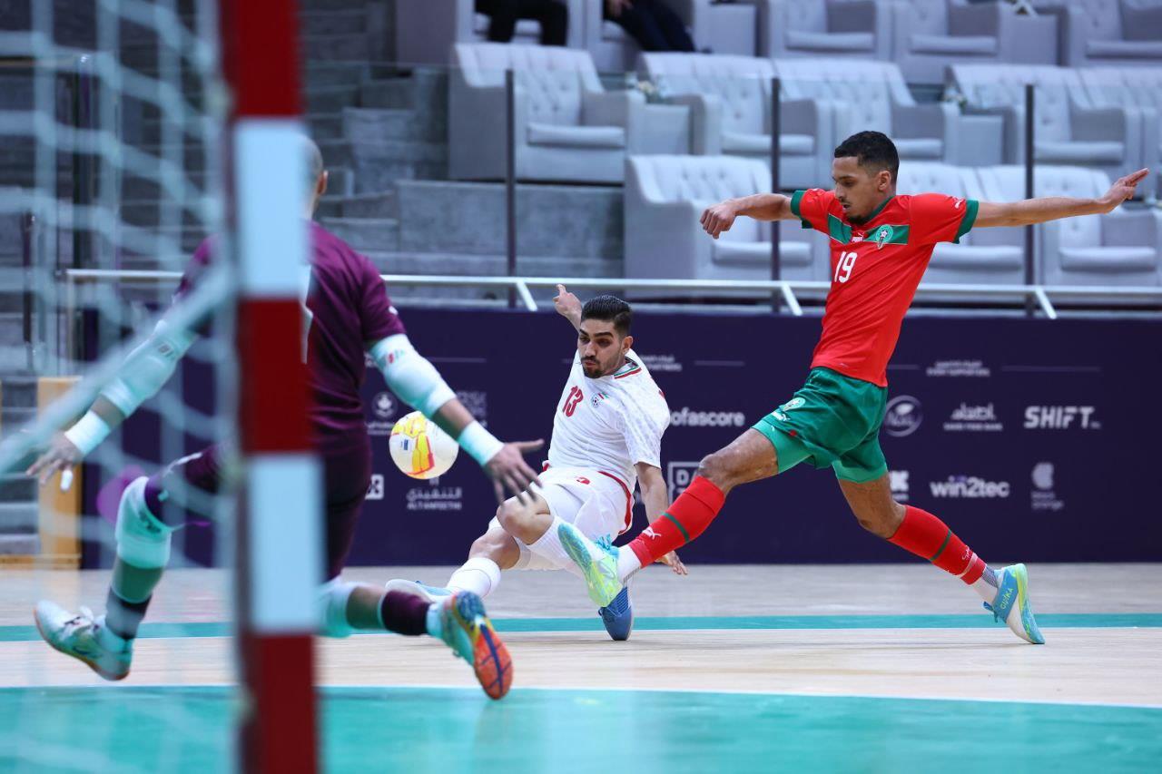 خلاصه بازی فوتسال ایران و مراکش