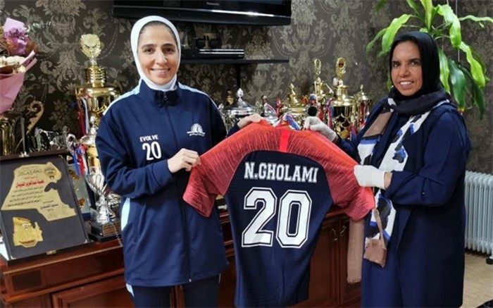 عکس نسیمه غلامی بازیکن تیم ملی