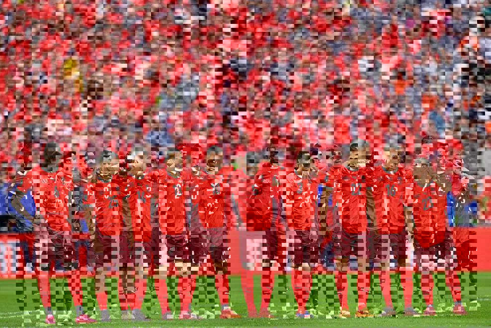 جشن صعود سوئیس به ۲۰۲۶