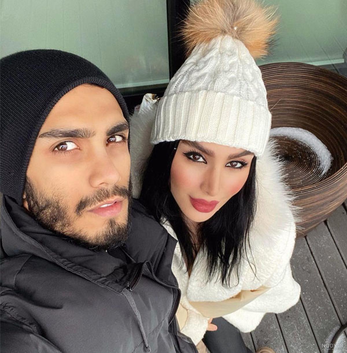 عکس دنیا جهانبخت و مهراد جم