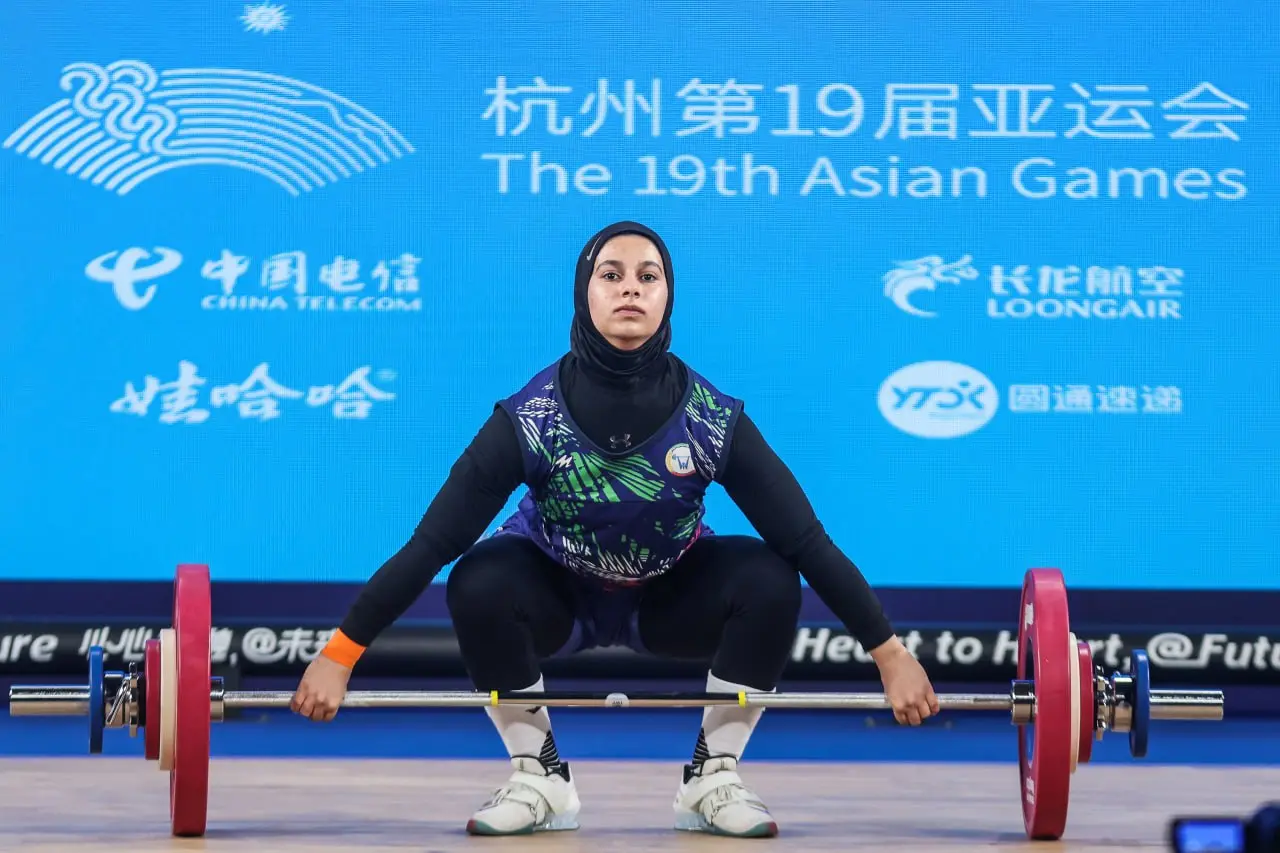 ریحانه کریمی وزنهبردار عکس