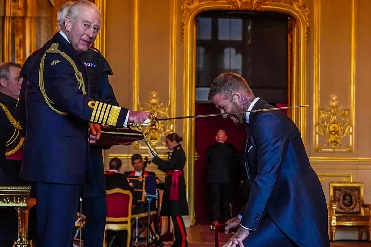 کاپیتان پیشین تیم ملی انگلیس نشان شوالیه گرفت کاپیتان پیشین تیم ملی انگلیس نشان شوالیه گرفت