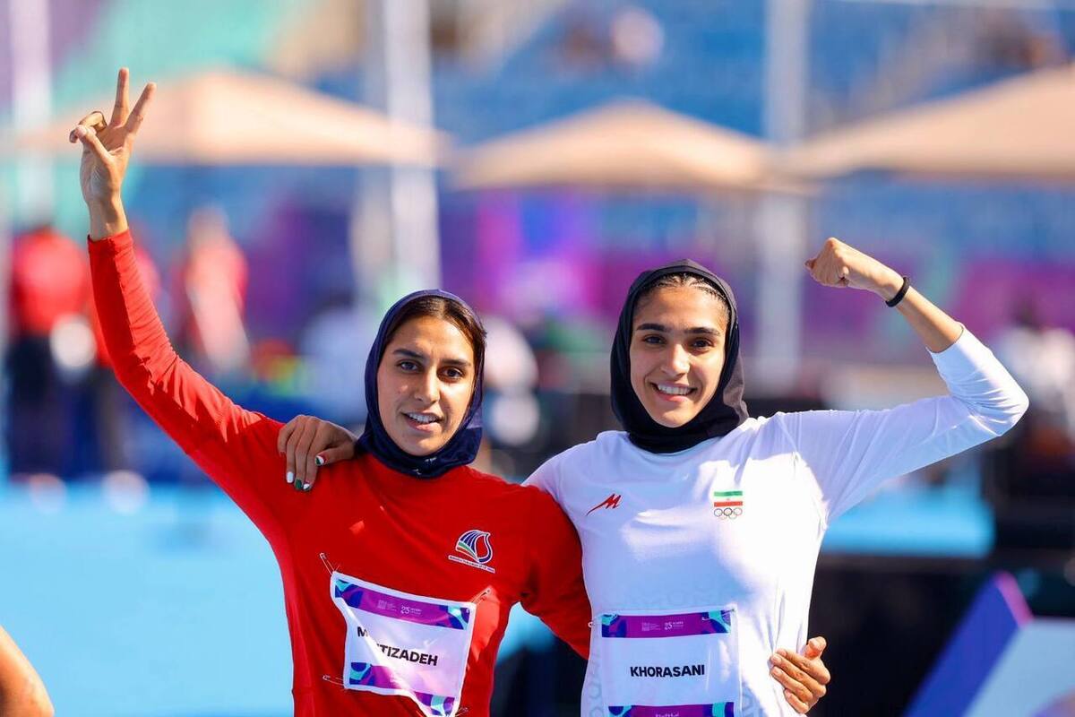 صبا خراسانی برنده مسابقات دو و میدانی