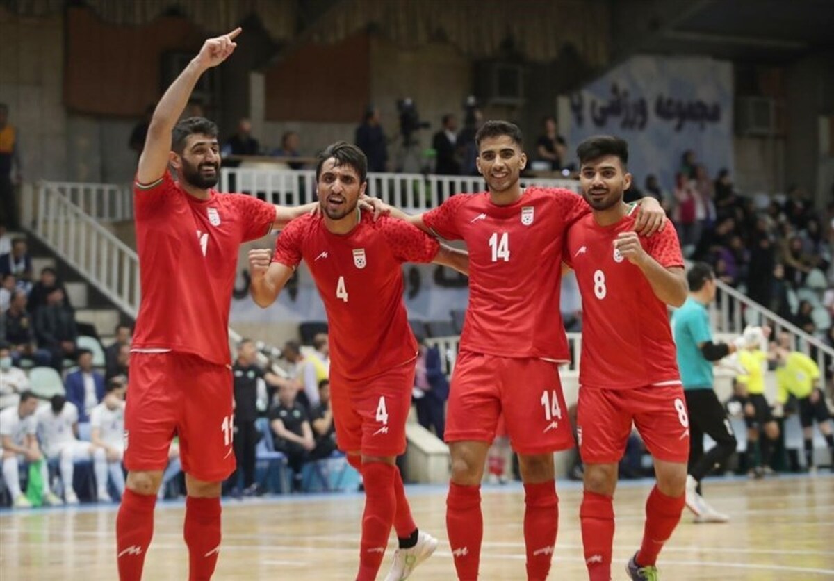 فوتسال ایران ازبکستان امروز