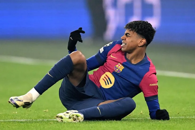 لامین یامال مصدومیت جدی لامین یامال مصدومیت جدی