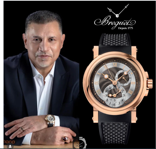 علی دایی پس از عینک و جواهرات برند ساعت را معرفی کرد