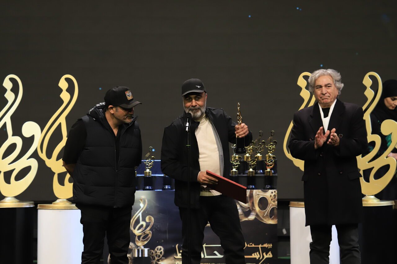 رضا عطاران روی فرش قرمز جشن حافظ 