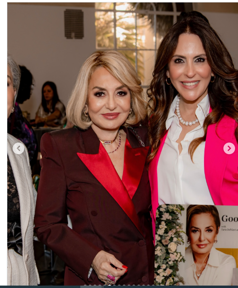 گوگوش در جمع هنرمندان ایرانی بورلی هیلز