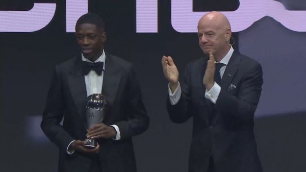 عثمان دمبله برنده دبست فیفا ۲۰۲۵