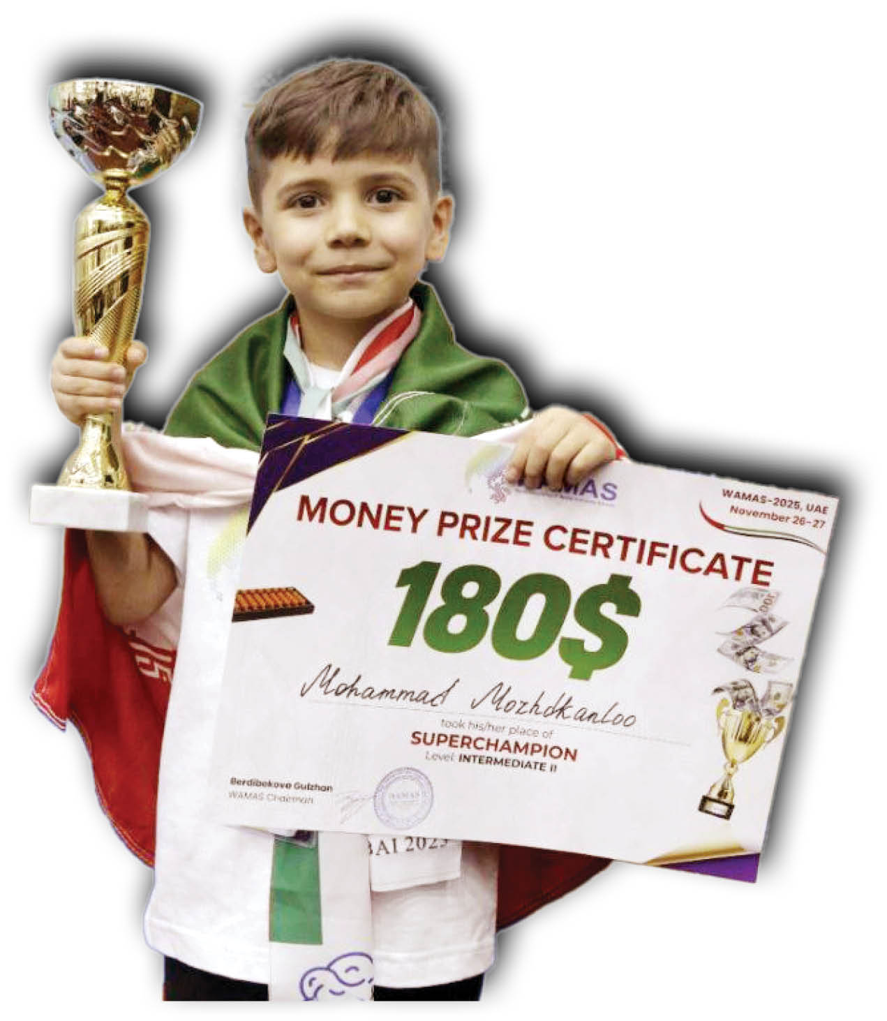 نابغه جهانی چرتکه پسربچه ۸ ساله ایرانی