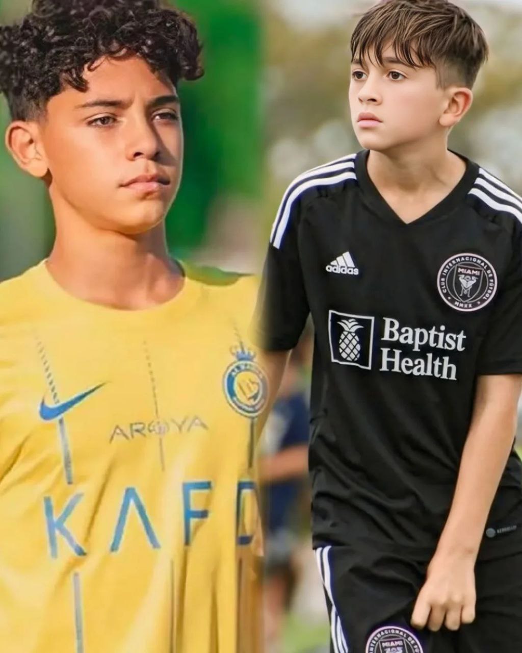 کریستیانو جونیور در ترکیب تیم ملی نوجوانان پرتغال