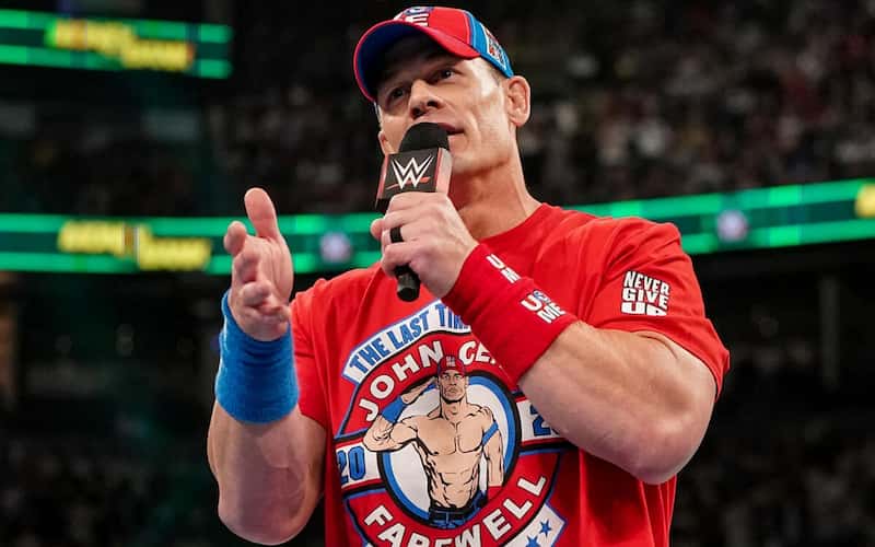 خداحافظی احساسی جان سینا با رینگ