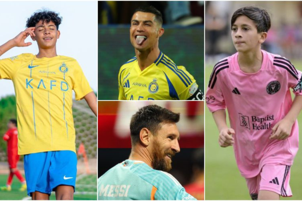 شادی گل پسر مسی پس از گلزنی برای اینترمیامی