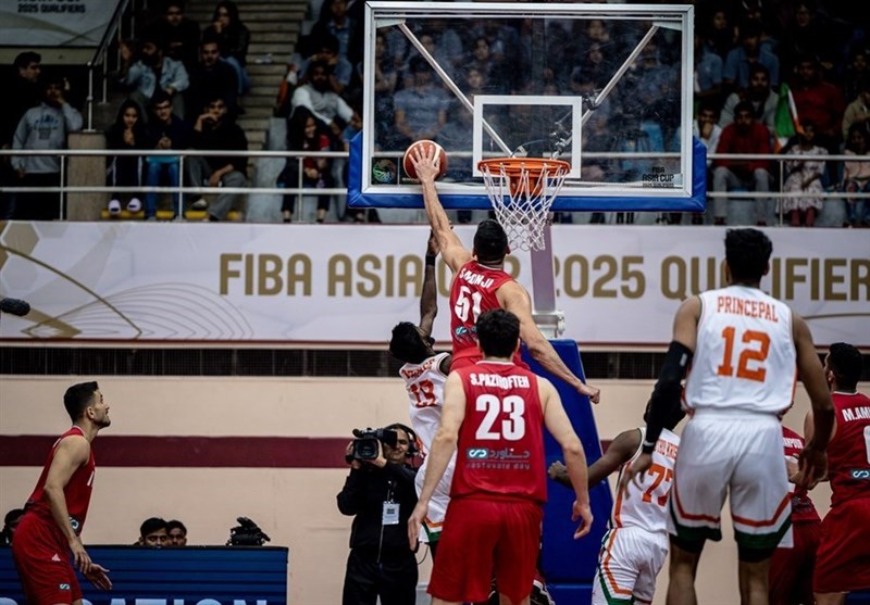 بسکتبال ایران با ۴۲۱ امتیاز در رده ۲۶ جهان