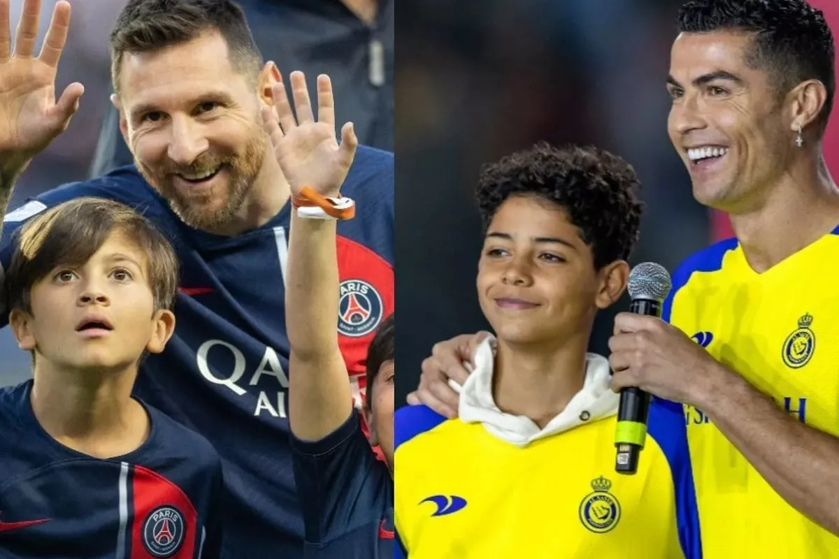 پسران مسی و رونالدو در آکادمی اینترمیامی