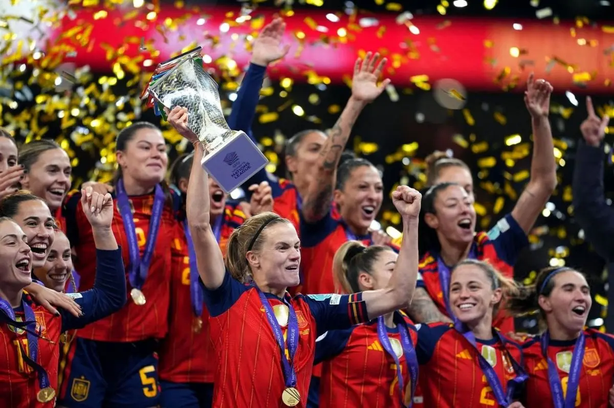 قهرمانی بانوان اسپانیا در لیگ ملت‌ها